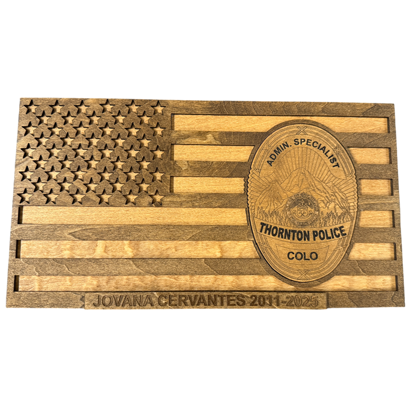 Custom gift plaque